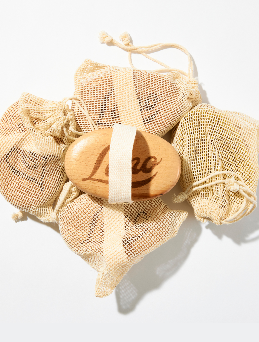 The Lanolips' Dry Body Brush is made of FSC Certified beechwood and natural sisal bristles