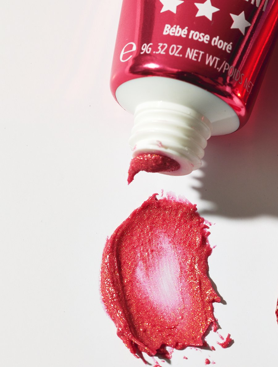 NEW Baby Rose Gold - completely packed with lanolin, pigment & shimmer.