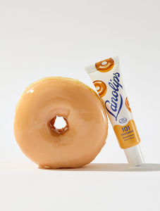 Lanolips' 101 Ointment Multi-Balm Glazed Donut is infused with vitamin E & all-natural donut flavour so you can experience the bliss of sinking your teeth into a glazed donut with every swipe. 