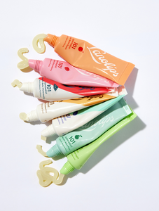 Lanolips 101 Fruities comes in seven natural fruity flavours: Peach, Strawberry, Watermelon, Coconutter, Minty, Pear and Green Apple