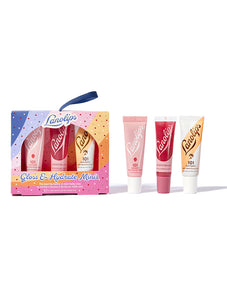 Gloss + Hydrate Minis - 101 Ointment Strawberry, Coconutter & Glossy Balm Candy in a cute mini size.