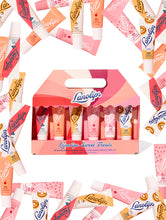 Load image into Gallery viewer, Lanolips Sweet Treats comes in six sweet flavours: Watermelon, Coconutter, Strawberry, Peach, Glazed Donut and Raspberry Shortcake. 
