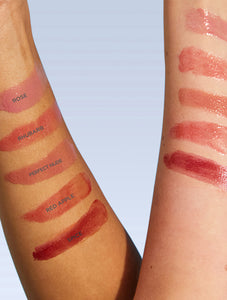 Lanolips Tinted Lip Balms come in five shades: Rose, Rhubarb, Perfect Nude, Red Apple and Spice