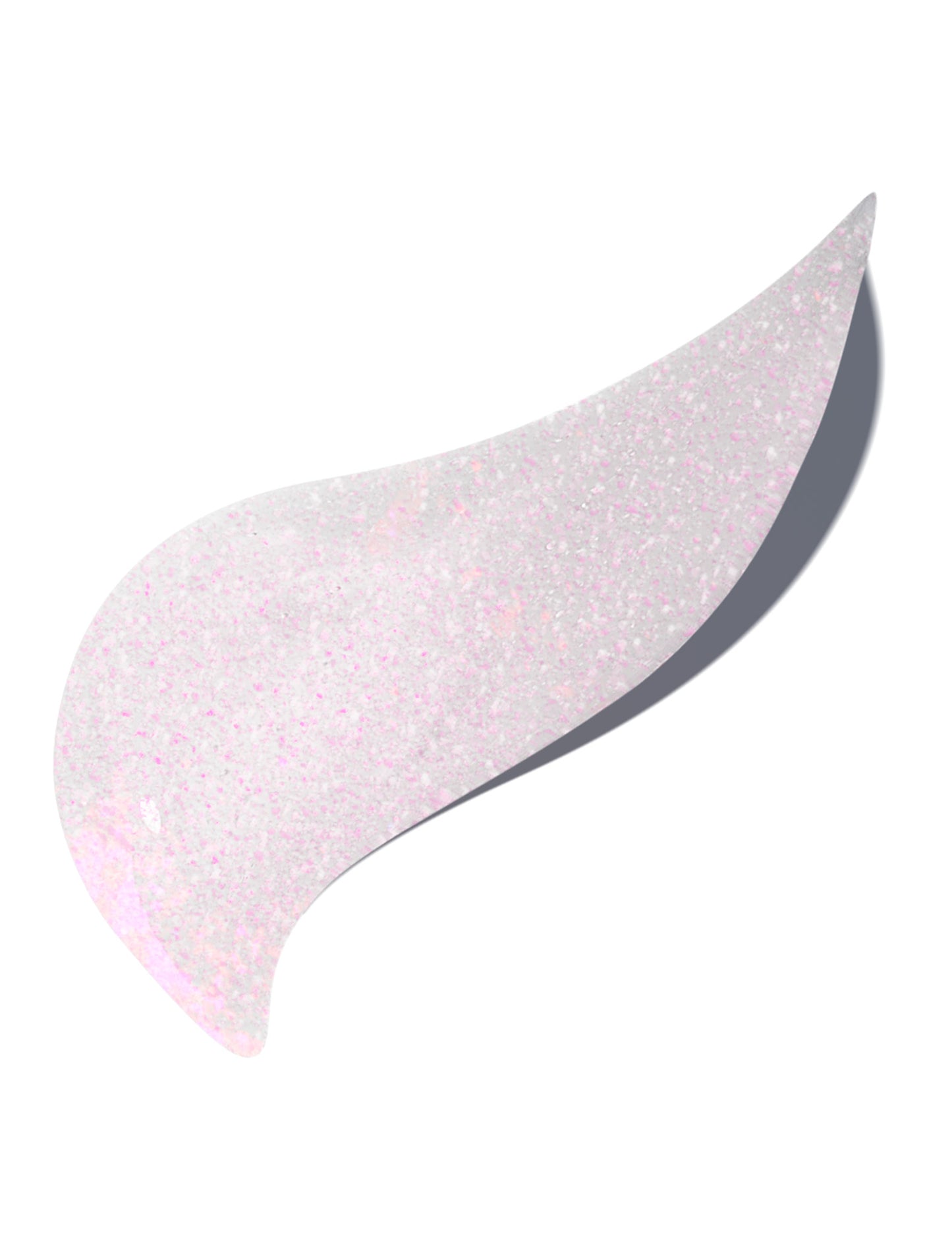 A Swoosh shot of Lanolips Liquid Lip Water Original showing the colour, finish and texture of the product.