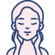 Sensitive skin icon