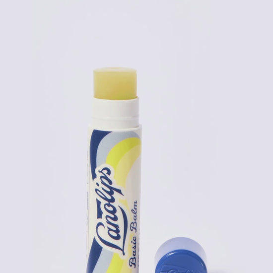 The Lanolips Basic Balm PCR cylinder holds a substantial 4.5 grams of the 100% natural balm formula. 