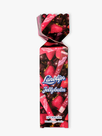 Lanolips Jellybalm Lip Cracker comes in two of the fruitiest lip tints - Jellybalm Strawberry and Jellybalm Cherry. 